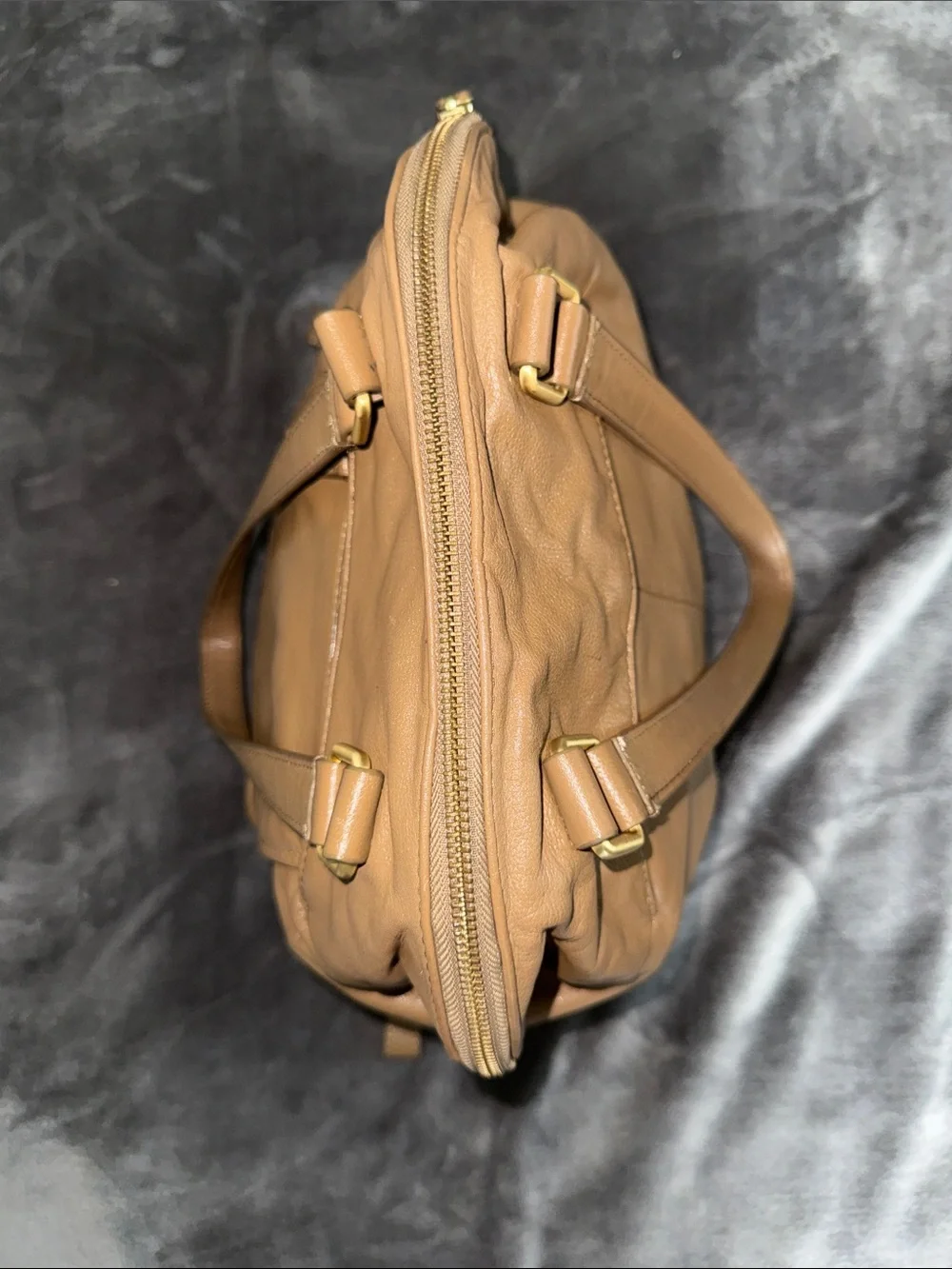 Talbots Brown Leather Shoulder Tote